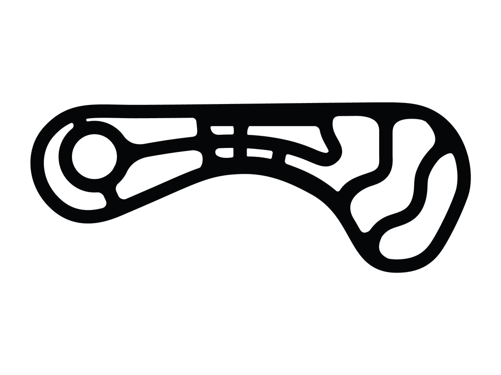 BMW Performance Center East Decal - White - 5cm