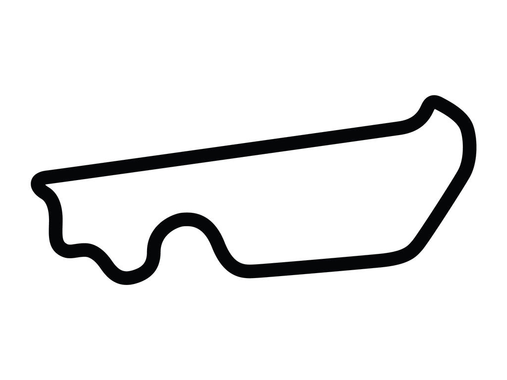 Texas World Speedway Foyt Decal - White - 5cm