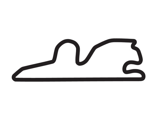 Fuji Speedway Decal - White - 5cm