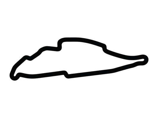 Gilles Villeneuve, Canadian Grand Prix Decal - White - 5cm
