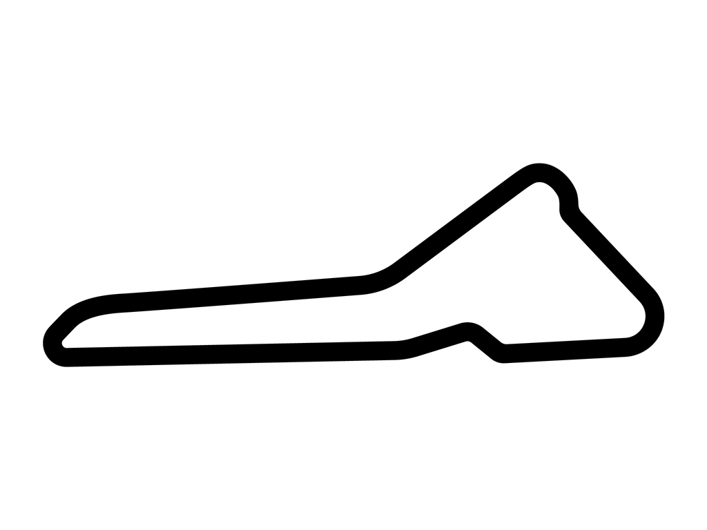 Kirkistown Racing Circuit - White - 5cm