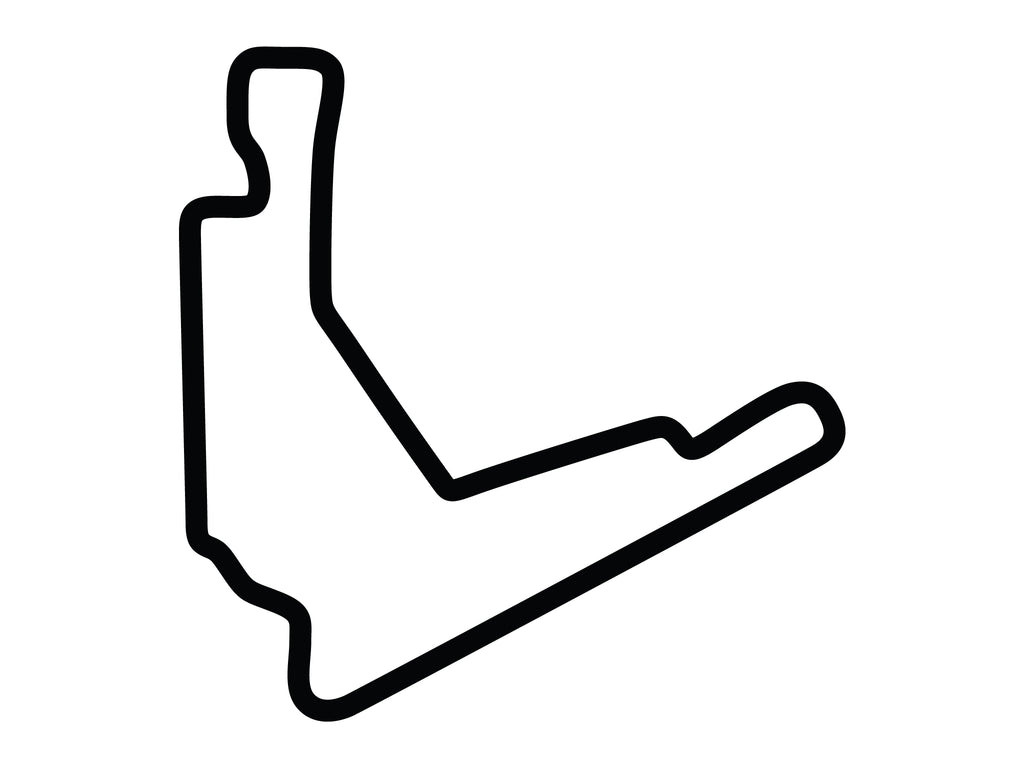St. Petersburg Grand Prix Decal - White - 5cm