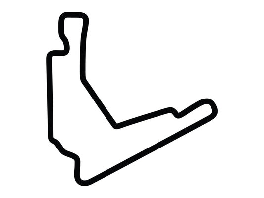 St. Petersburg Grand Prix Decal - White - 5cm