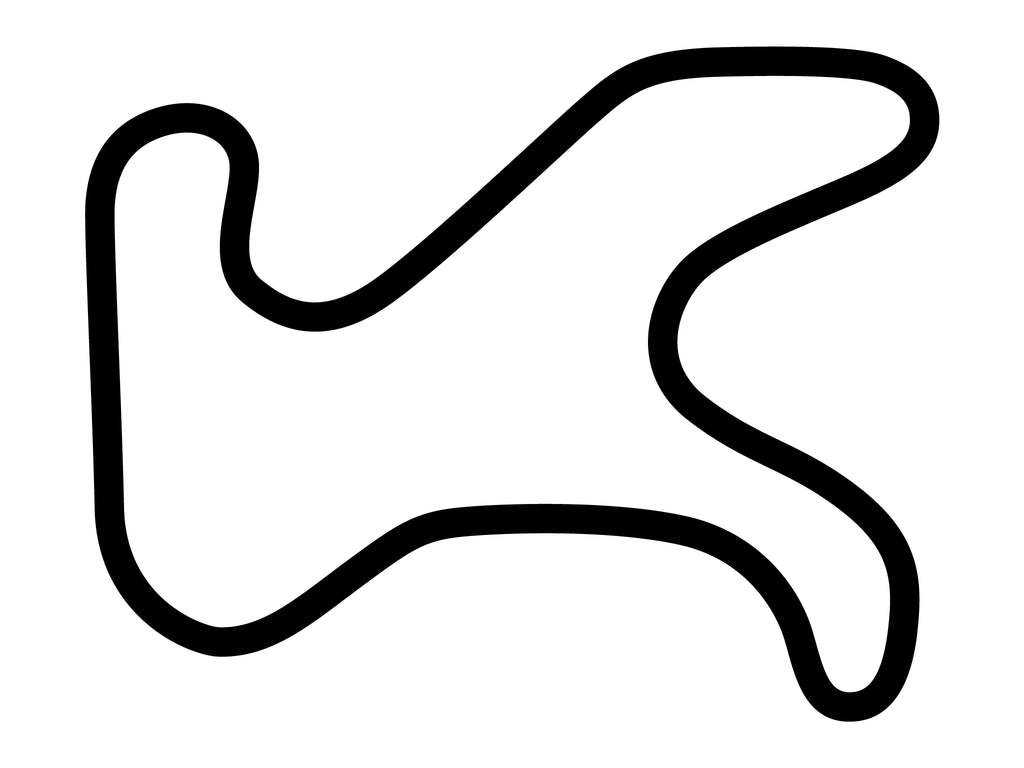 Harris Hill Road Decal - White - 5cm