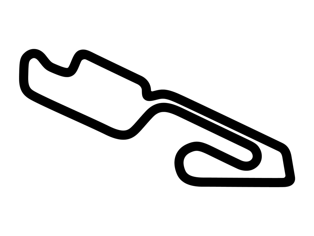 Castrol Raceway - White - 5cm