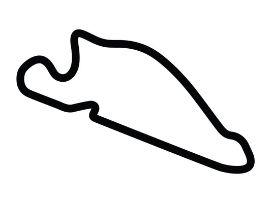 Portland International Raceway Decal - White - 5cm