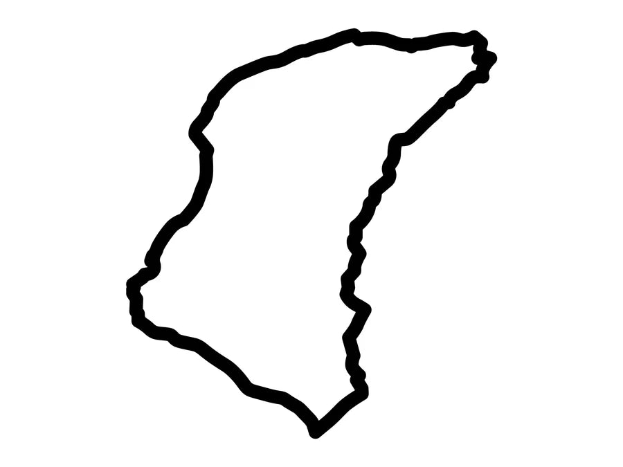 VinylHub Isle of Man TT decal featuring bold black and white checkered design on a transparent background