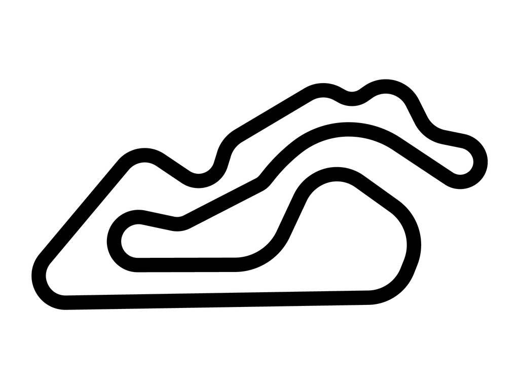 X1 Outdoors Kart Grand Prix Circuit Decal - White - 5cm