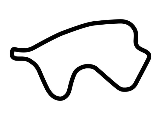 Mosport Canadian Tire Motorsport Park Decal - White - 5cm