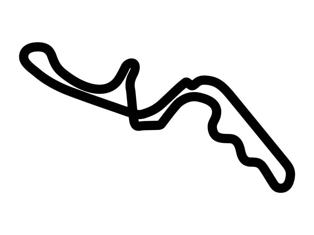Suzuka Circuit Decal - White - 5cm
