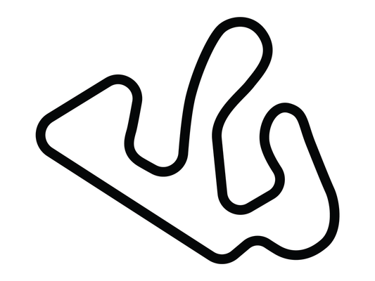 Speedsportz Racing Park Grand Prix Decal - White - 5cm