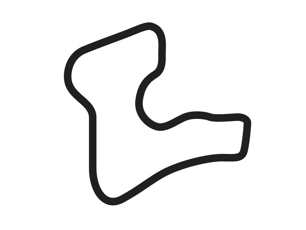 Gotland Ring Altar Circuit Decal - White - 5cm