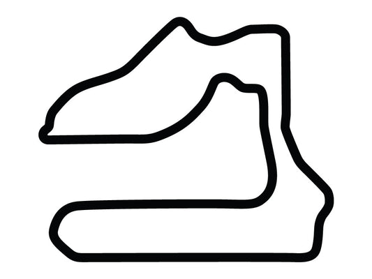 Sebring International Raceway Decal - White - 5cm