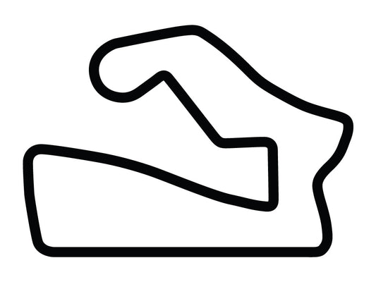 Road America Decal - White - 5cm
