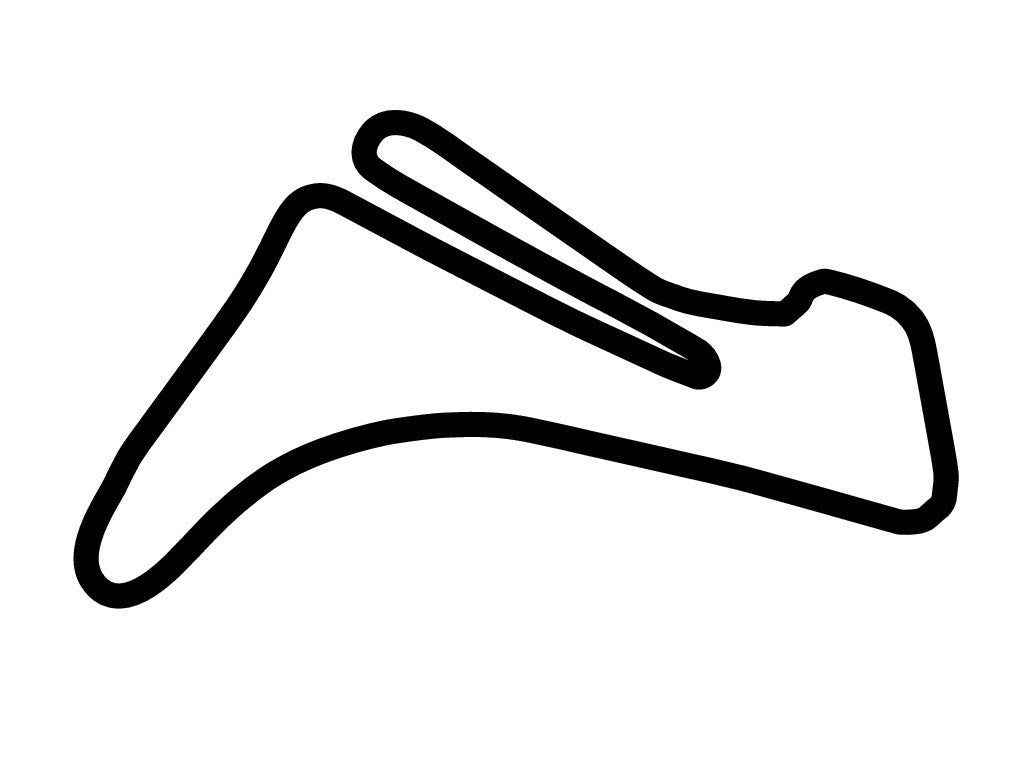 Grand Prix of Washington D.C. Decal - White - 5cm