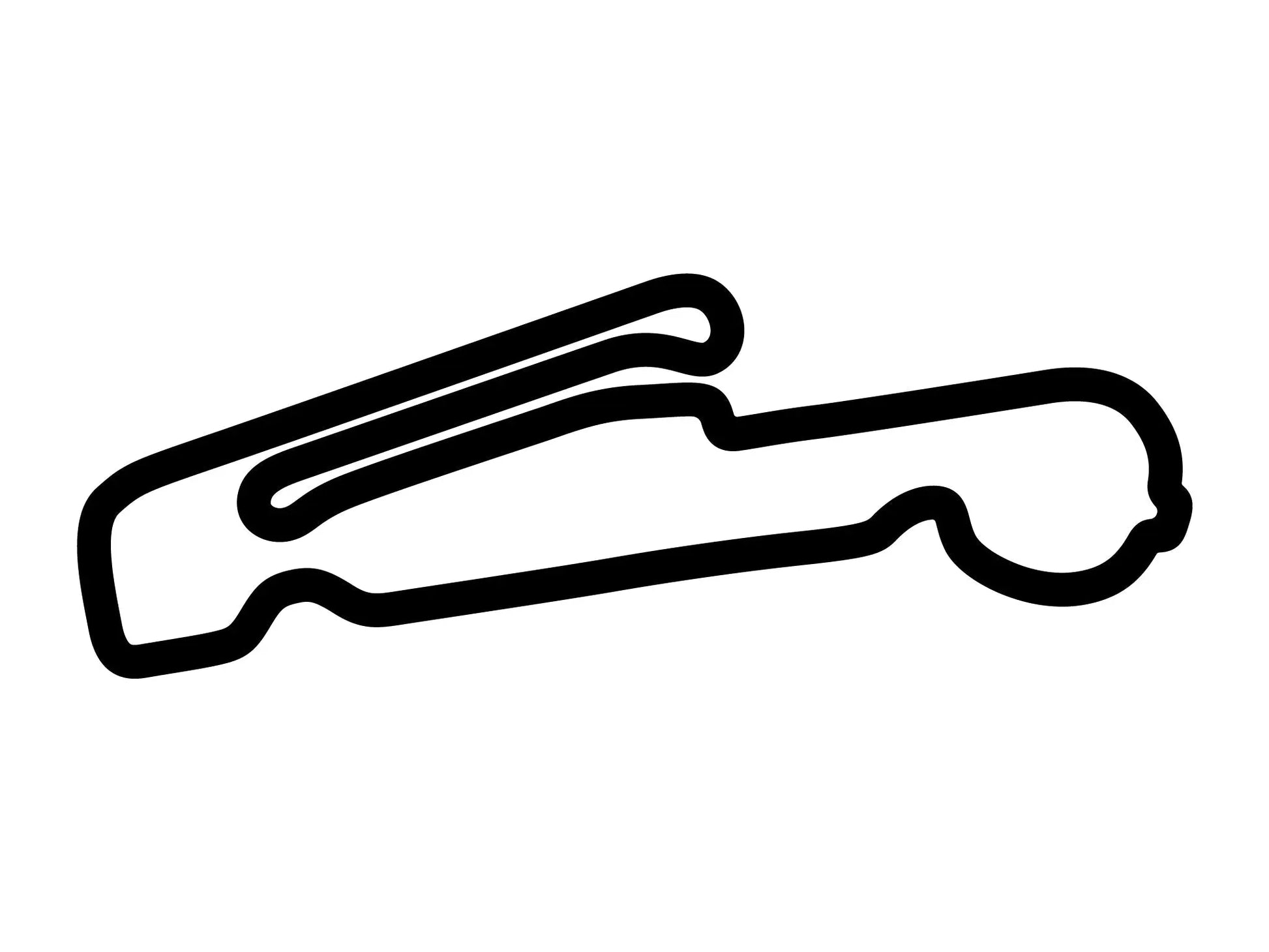 Leipzig Porsche Testing Centre Grober Circuit Decal Position 1