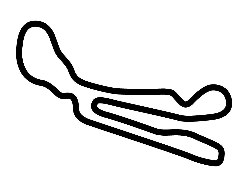 Guadix Circuit Decal - White - 5cm