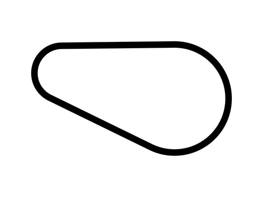 Highlands Motorsports Park B Decal - White - 5cm