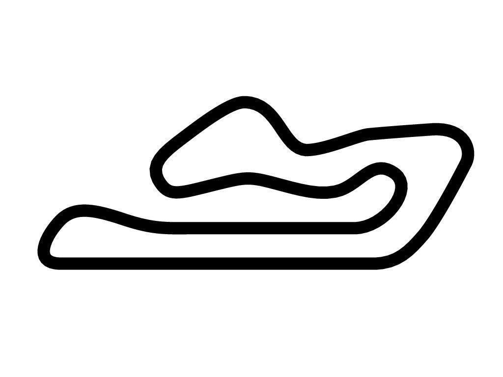 Honjo Circuit Decal - White - 5cm