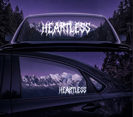 Heartless - JDM Window Decal