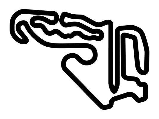 Spring Mountain Motorsports Ranch Long Decal - White - 5cm