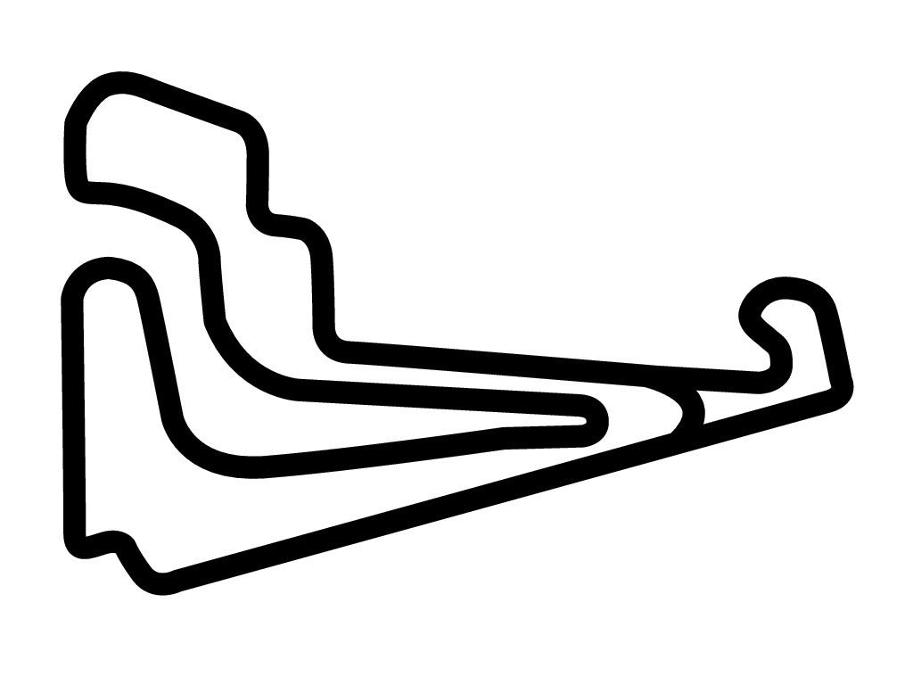 Moscow Autodrom at Miachkovo Decal - White - 5cm