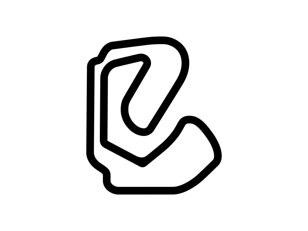 Mosport Driver Development Center 2.2km Decal - White - 5cm