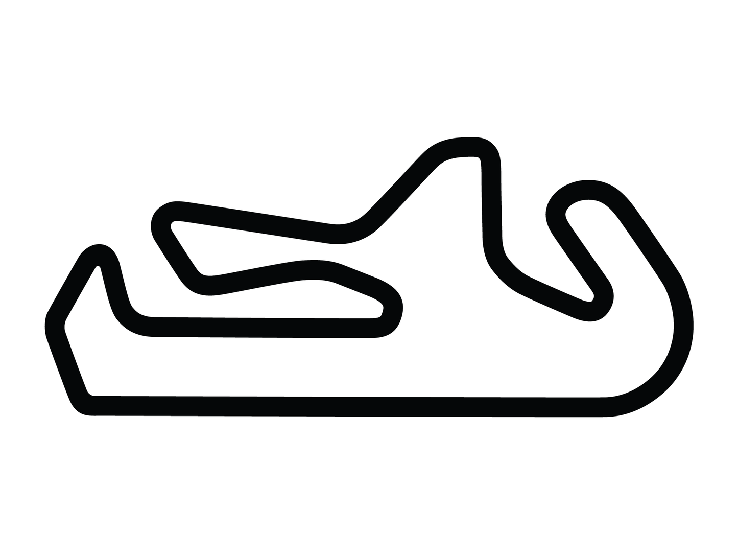 Algarve International Moto GP Circuit Decal Position 1
