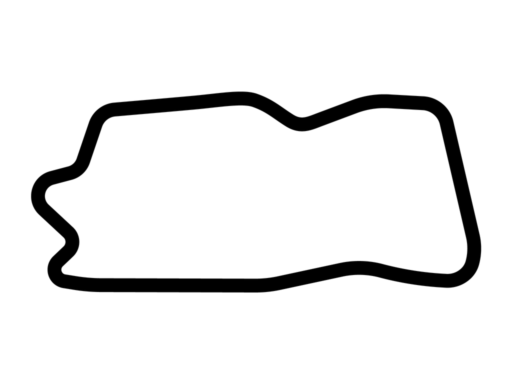 Heartland Park of Topeka NASCAR Decal - White - 5cm