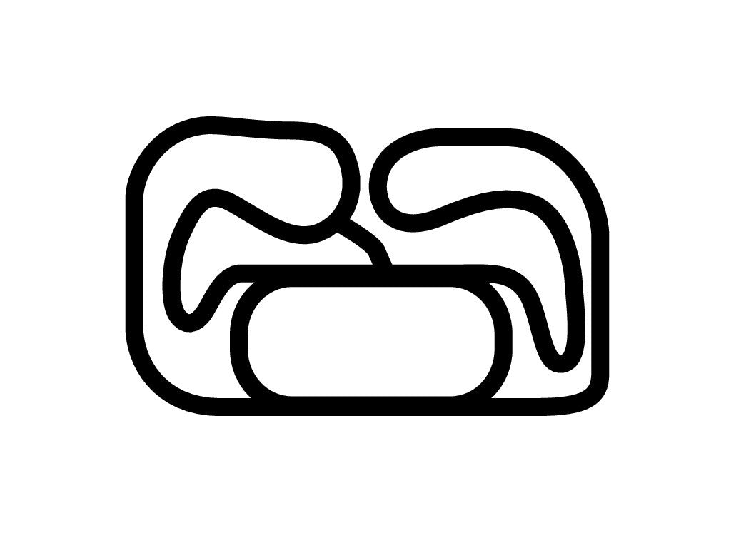 NAPA Speedway (Sandia) Decal - White - 5cm