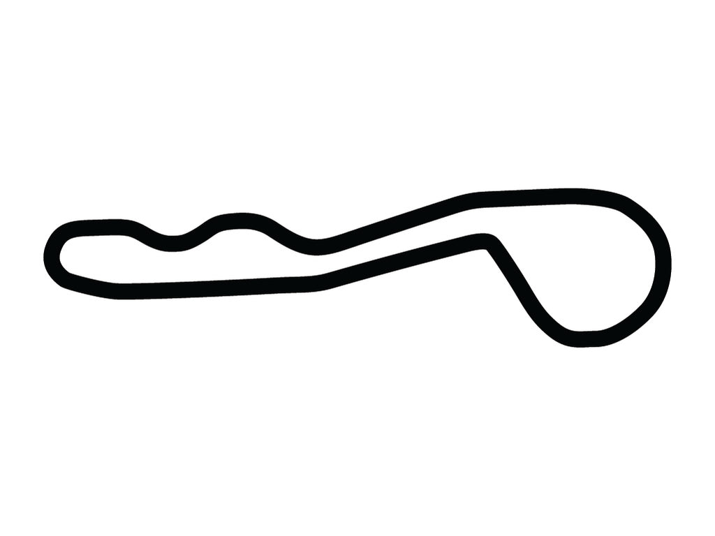Thermal Club North Palm Circuit Decal - White - 5cm
