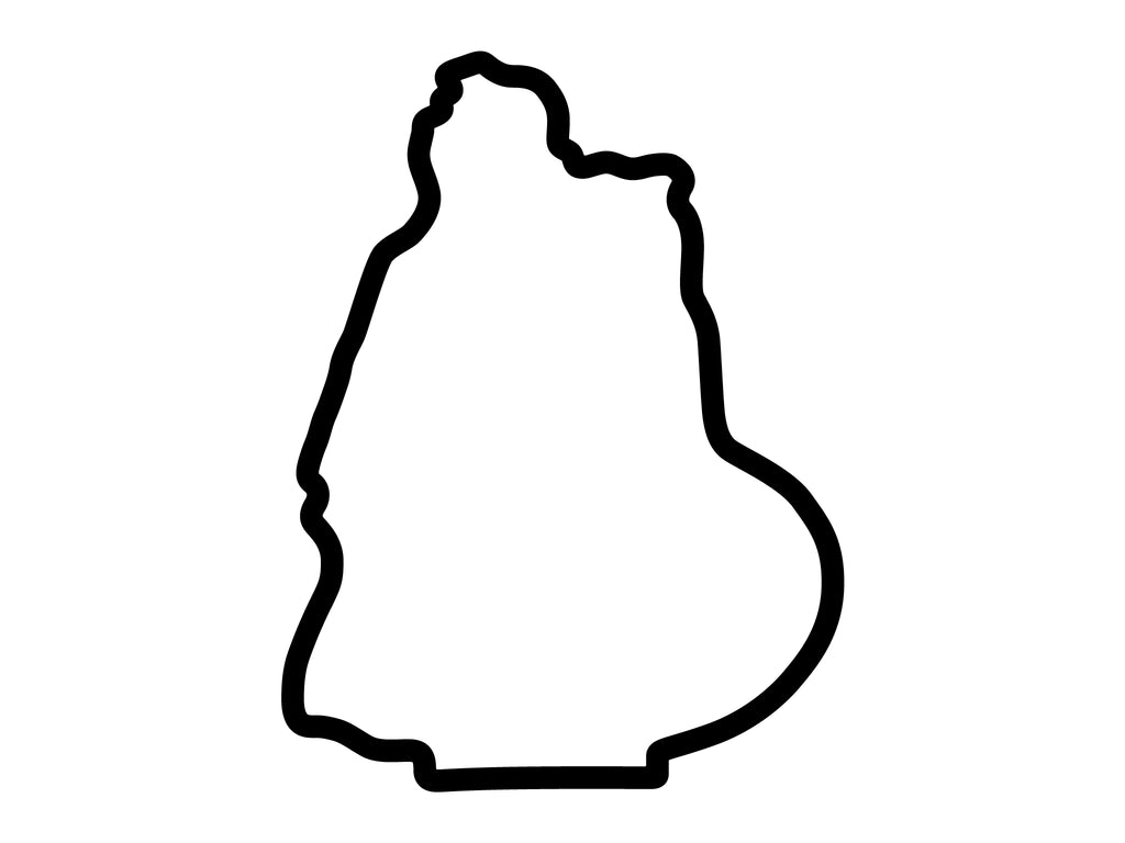 Watkins Glen Original Decal - White - 5cm