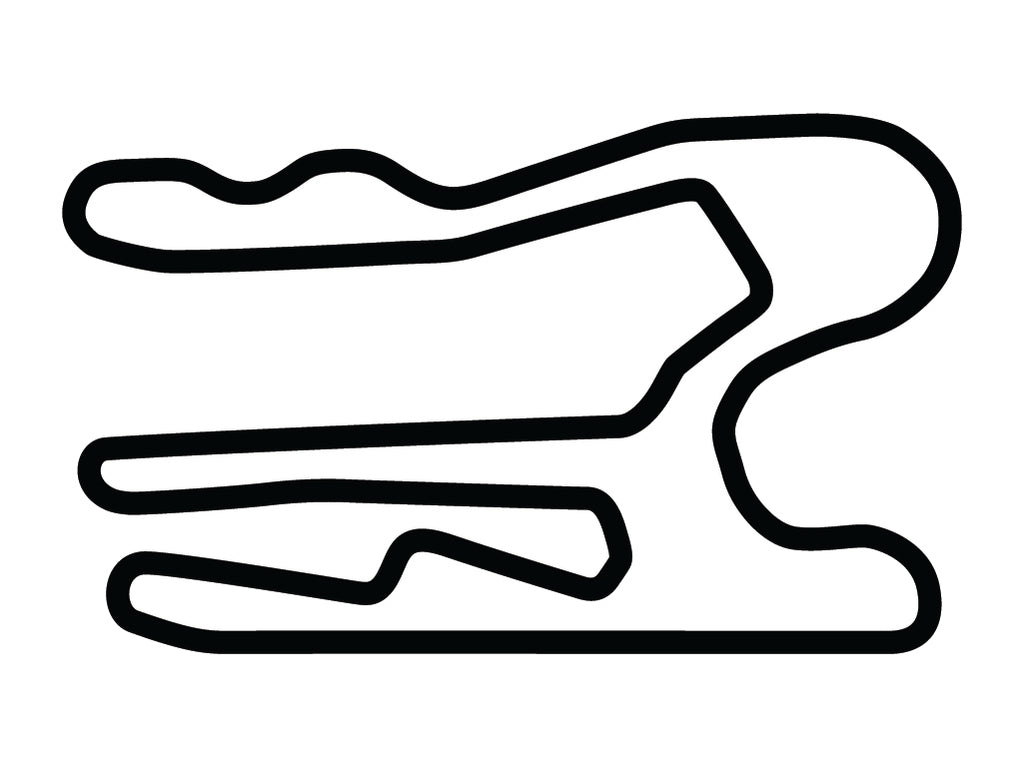 Thermal Club Palm Circuit Decal - White - 5cm