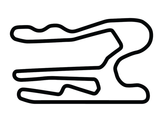 Thermal Club Palm Circuit Decal - White - 5cm
