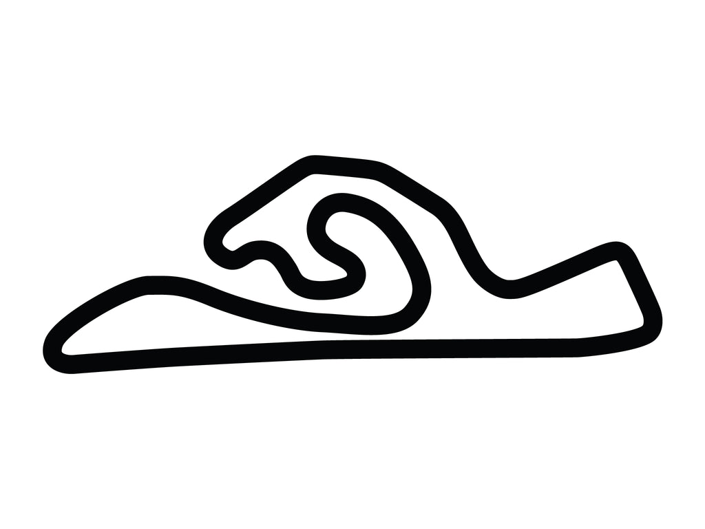 Apex Motor Club Decal - White - 5cm