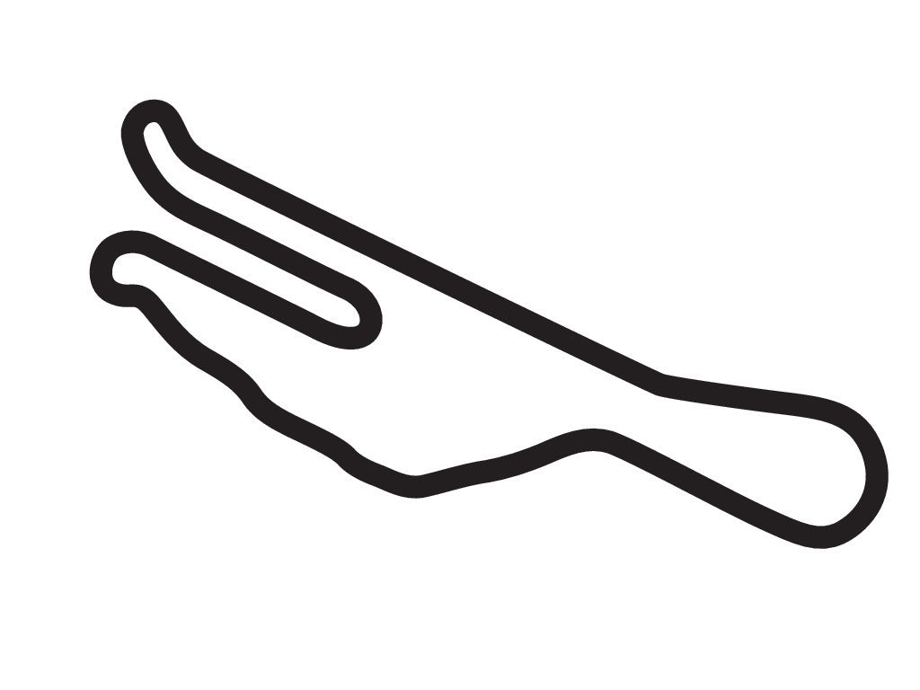 Riverside International Raceway Decal - White - 5cm
