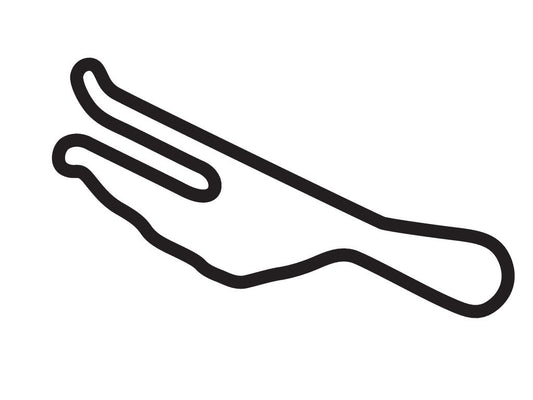 Riverside International Raceway Decal - White - 5cm