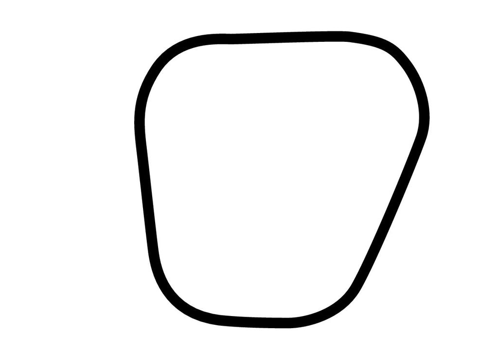 Rockingham Motor Speedway Oval Circuit Decal - White - 5cm
