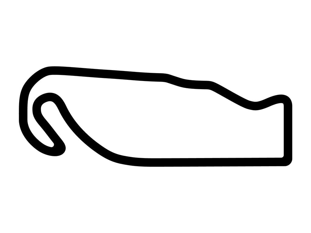 Spring Mountain Motorsports Ranch Rosberg Decal - White - 5cm