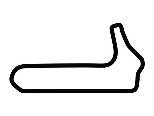 Sebring International Raceway Short Decal - White - 5cm