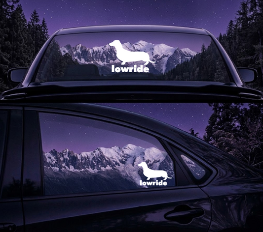 LowRide Dog Sticker