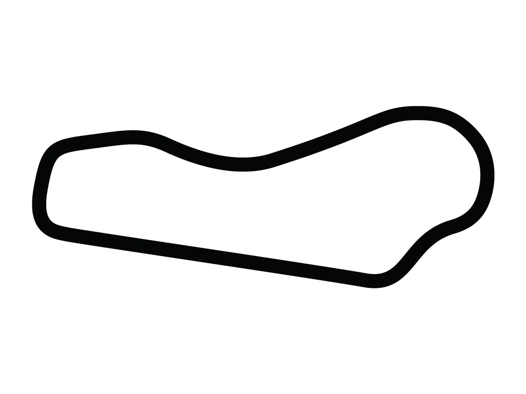 Motorsport Ranch Houston Short Decal - White - 5cm