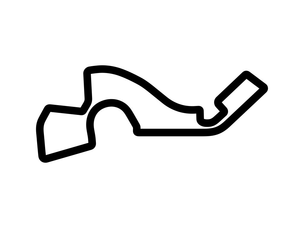 Sochi Autodrom Decal - White - 5cm