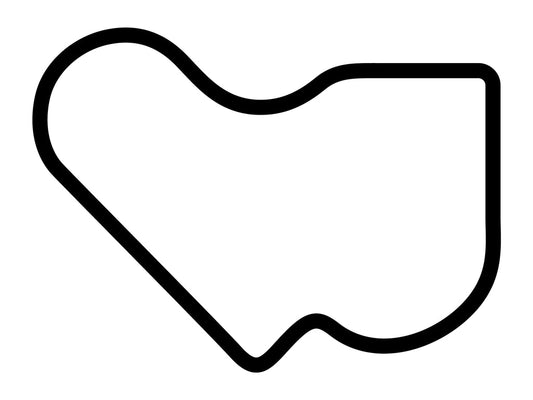 Spring Mountain Motorsports Ranch South Decal - White - 5cm