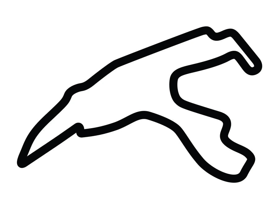 Premium Spa Francorchamps Decal Eau Rouge & Raidillon Circuit Sticker VinylHub