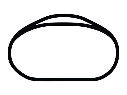 Las Vegas Motor Speedway Tri-Oval Decal - White - 5cm