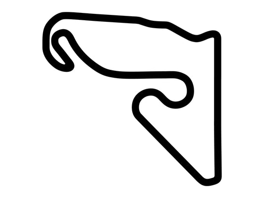 Spring Mountain Motorsports Ranch Stewart Decal - White - 5cm
