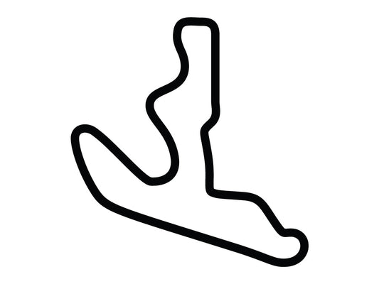 Willow Springs Streets of Willow Springs Long Decal - White - 5cm