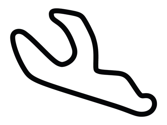 Willow Springs Streets of Willow Springs Medium Decal - White - 5cm