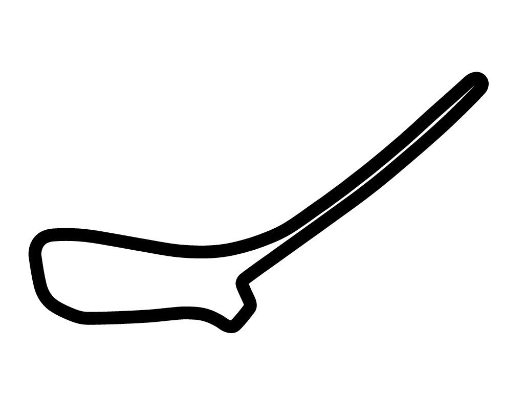 Symmons Plains Raceway Decal - White - 5cm